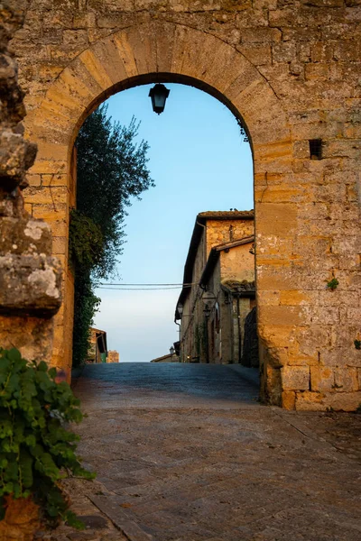 Monteriggioni, Toskánsko, Itálie — Stock fotografie