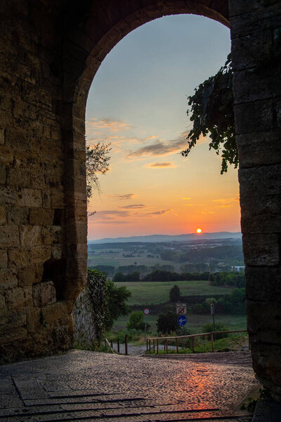 Monteriggioni, Tuscany, Italy