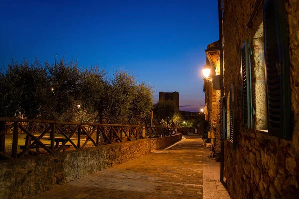 Monteriggioni, Toskánsko, Itálie — Stock fotografie