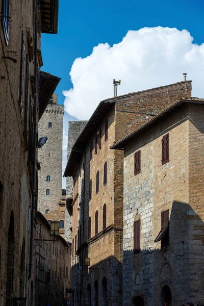 San Gimignano, Toscana, Itália — Fotografia de Stock