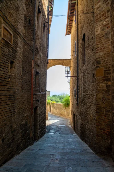 San gimignano, Toscane, Italië — Stockfoto