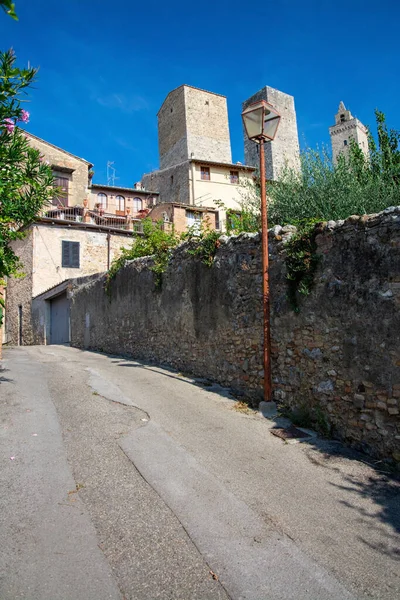 San gimignano, Toskánsko, Itálie — Stock fotografie