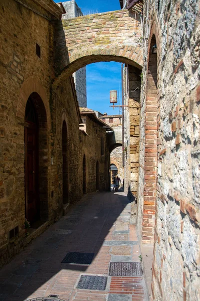 San gimignano, Toskánsko, Itálie — Stock fotografie