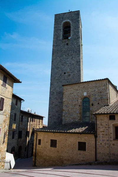 San Gimignano, Toszkána, Olaszország — Stock Fotó