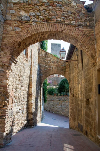 San gimignano, Toscane, Italië — Stockfoto