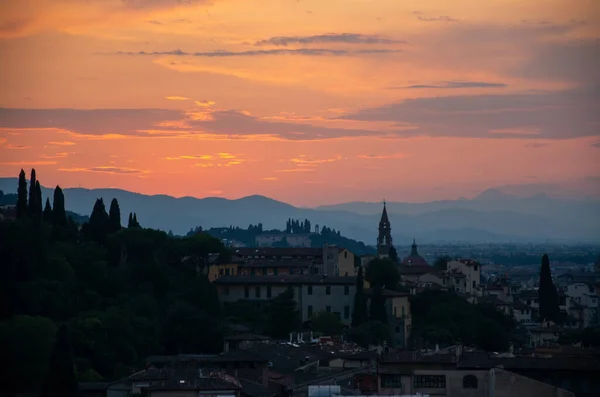 Florencia Llamada Italiano Firenze Era Centro Comercio Finanzas Europeas Medievales —  Fotos de Stock