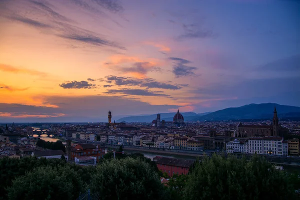 Florencia Llamada Italiano Firenze Era Centro Comercio Finanzas Europeas Medievales — Foto de Stock