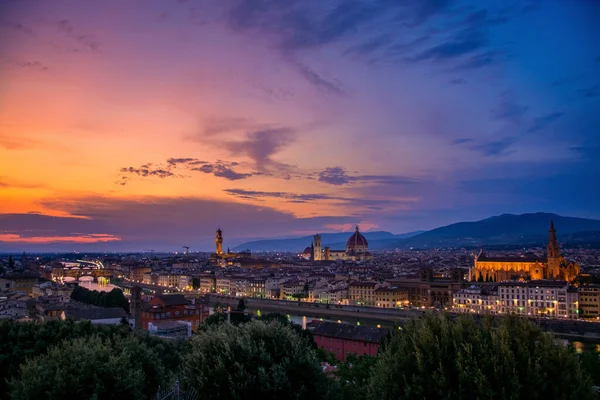 Ponte Vecchio Puente Arco Segmentario Piedra Medieval Sobre Río Arno — Foto de Stock