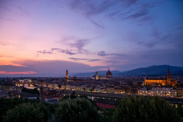 Florencia Llamada Italiano Firenze Era Centro Comercio Finanzas Europeas Medievales — Foto de Stock