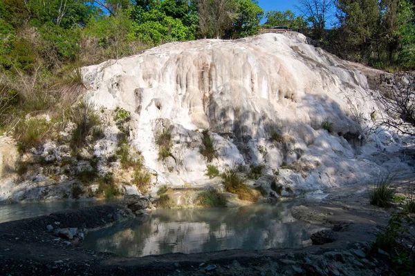 Bagni San Filippo Oblast Provincii Siena Itálie Nedaleko Monte Amiata — Stock fotografie