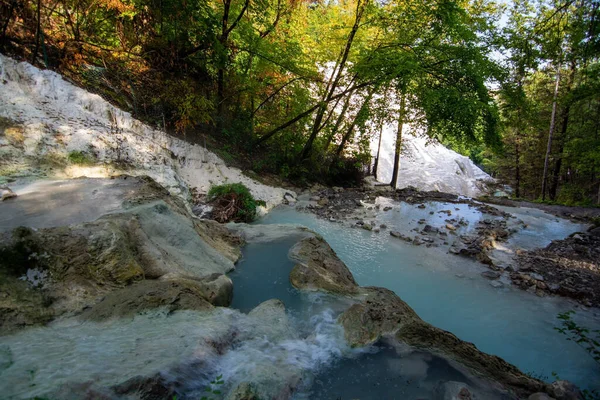 Bagni San Filippo Una Zona Provincia Siena Italia Muy Lejos —  Fotos de Stock