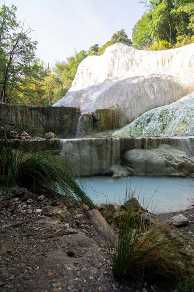 Bagni San Filippo Uma Área Província Siena Itália Não Muito — Fotografia de Stock