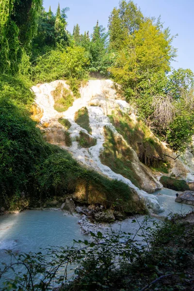 Bagni San Filippo Una Zona Provincia Siena Italia Muy Lejos —  Fotos de Stock