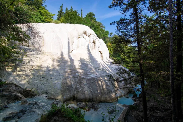 Bagni San Filippo Siena Tartomány Egyik Területe Nem Messze Monte — Stock Fotó