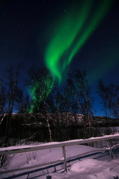 Aurora Borealis Іноді Згадується Полярні Вогні Або Північні Вогні Природне — стокове фото