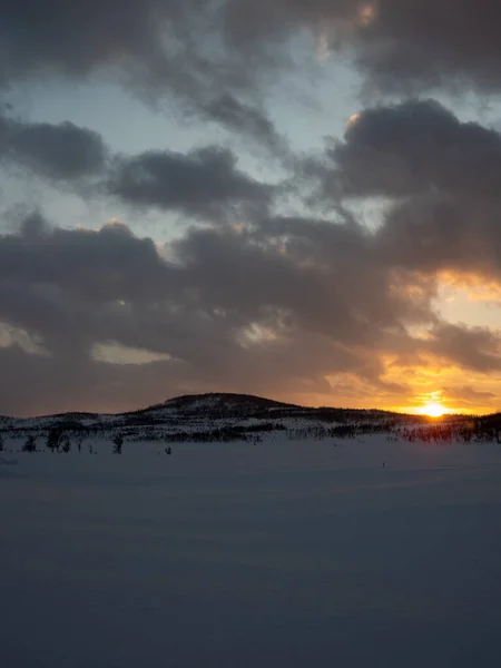 Troms Finnmark Είναι Μια Κομητεία Στη Βόρεια Νορβηγία Που Ιδρύθηκε — Φωτογραφία Αρχείου