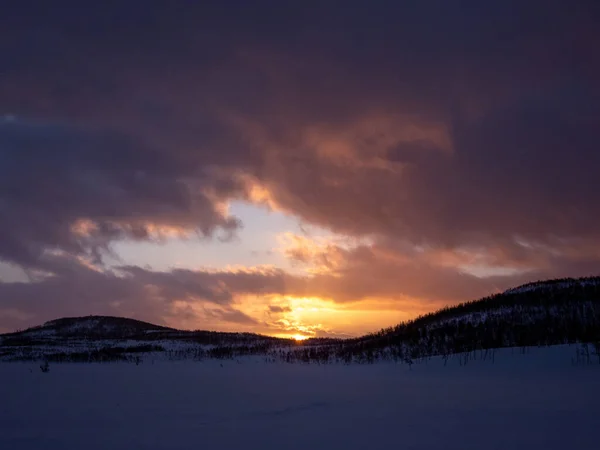 Troms Finnmark Condado Norte Noruega Que Foi Criado Janeiro 2020 — Fotografia de Stock