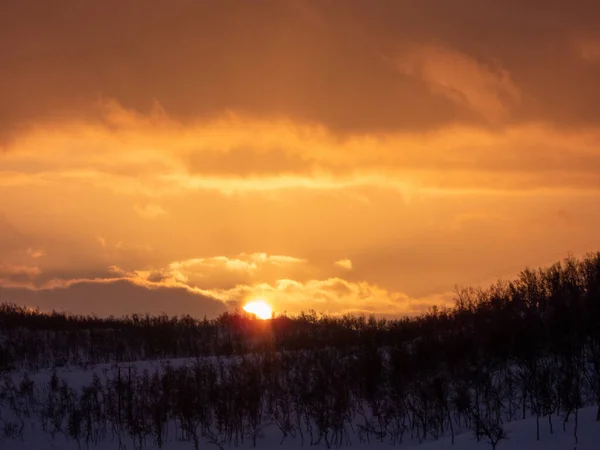 Troms Finnmark Condado Norte Noruega Que Estableció Enero 2020 — Foto de Stock