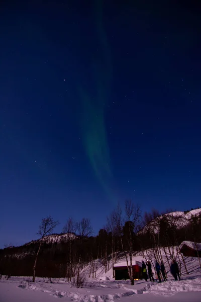 Aurora Borealis Sometimes Referred Polar Lights Northern Lights Natural Light — Stock Photo, Image