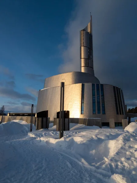 Noordelijke Lichten Kathedraal Ook Bekend Als Alta Church Een Parochiekerk — Stockfoto