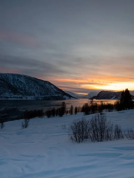 Troms Finnmark Condado Norte Noruega Que Foi Criado Janeiro 2020 — Fotografia de Stock