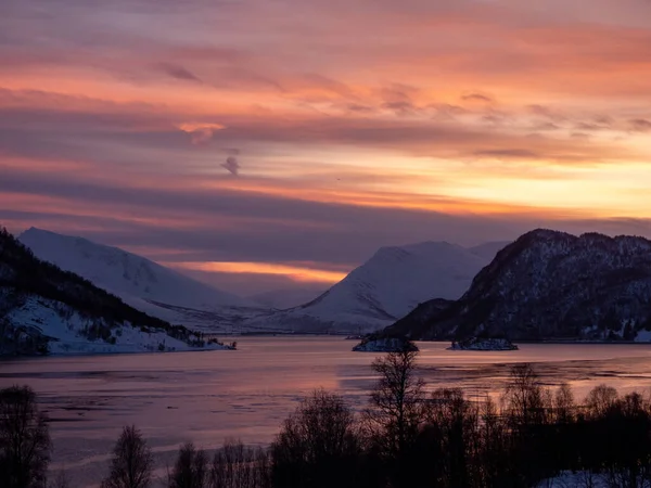 Troms Finnmark Είναι Μια Κομητεία Στη Βόρεια Νορβηγία Που Ιδρύθηκε — Φωτογραφία Αρχείου