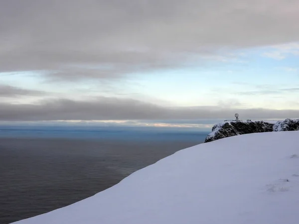 Capo Nord Capo Della Norvegia Settentrionale Situato Sulla Costa Settentrionale — Foto Stock