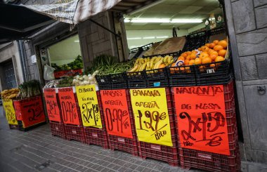 İspanyolca sebze dükkanı