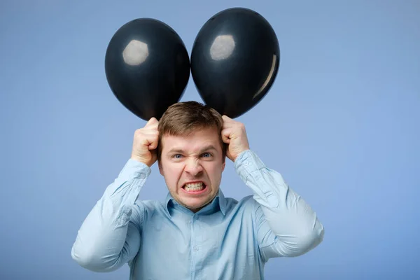 Slecht humeur op het feest. — Stockfoto