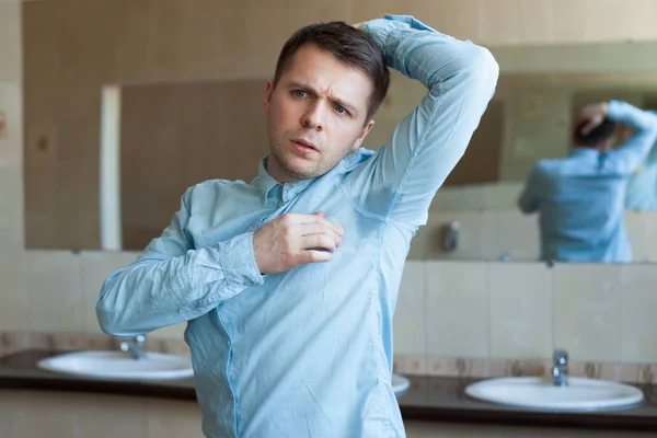 Problem with sweating - hyperhidrosis — Stock Photo, Image