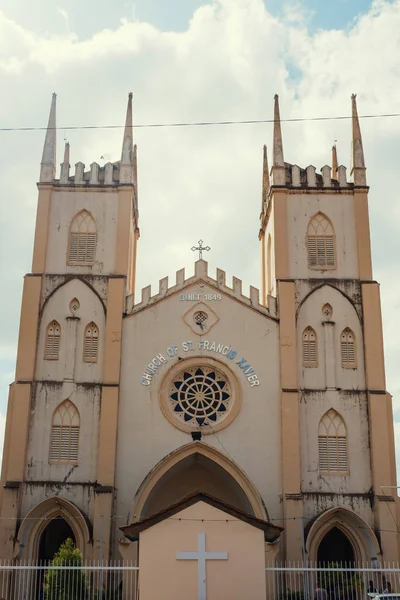 Malacca, Malaisie- 04 février 2018 : Église Saint-Pierre à Malacca. Siège du patrimoine mondial de l'UNESCO — Photo