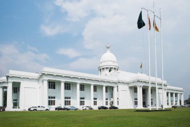 Colombo, Sri Lanka - 08 Mart 2018: Town Hall, Colombo, Colombo Belediye Meclisi