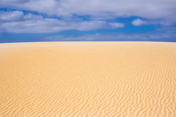 Sand Dunes Desert Corralejo Fuerteventura Canary Islands Live Adventure Vacation — Stock Photo, Image