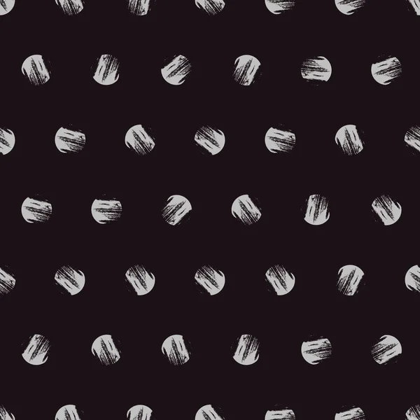 Seamless mönster med textur cirklar — Stock vektor
