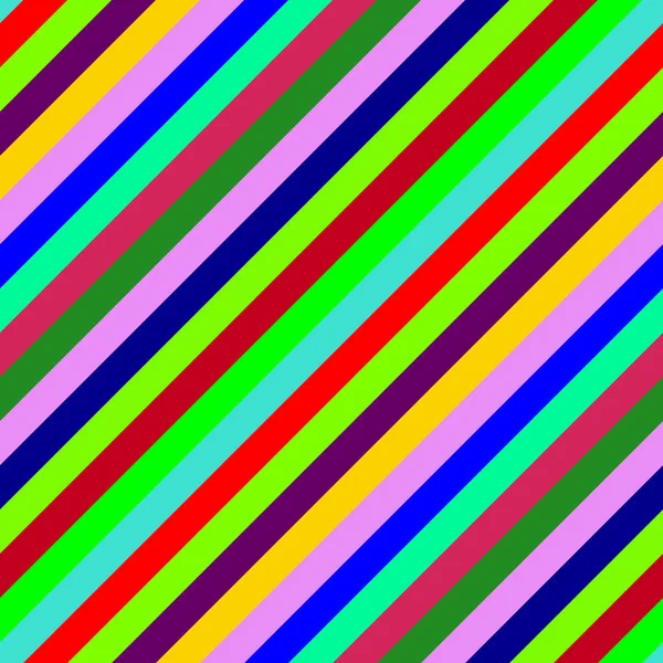 Απρόσκοπτη υπόβαθρο με πολύχρωμα διαγώνιες λωρίδες — Διανυσματικό Αρχείο