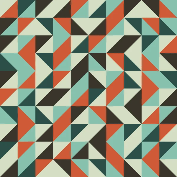 Abstrakta sömlösa mönster med färgglada trianglar bakgrund för visitkort — Stock vektor