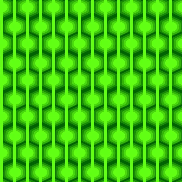 Abstraktes grünes nahtloses Muster für Visitenkarten — Stockvektor