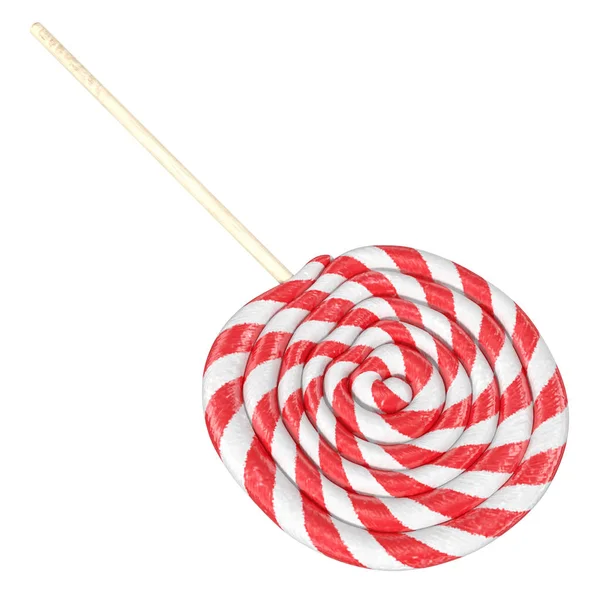 Christmas red and white candy 3d rendering — Stock Photo, Image