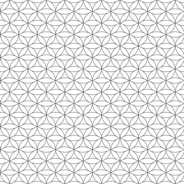 Nahtlose abstrakte geometrische lineare Muster — Stockvektor