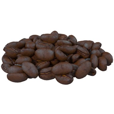 kahve çekirdekleri, 3d çizim