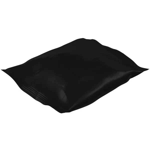 Imballaggio nero, illustrazione 3d — Foto Stock