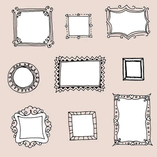 el çizimi çerçeveler dizisi