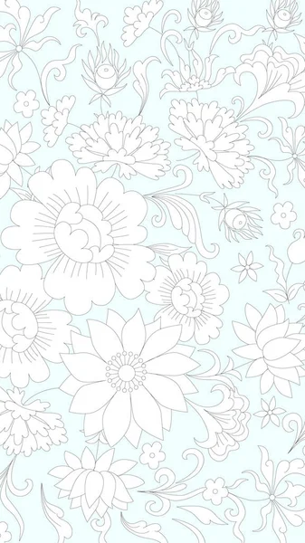 Hareket eden telefon ile güzel çiçekler için arka plan