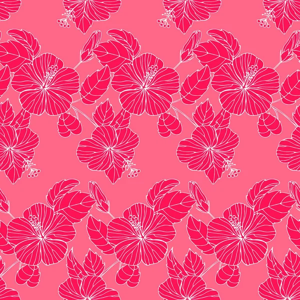 Gül ebegümeci ile moda Dikişsiz desen