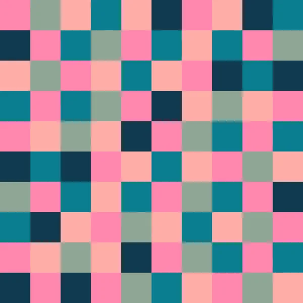 Nahtloses Muster mit mehrfarbigen Quadraten — Stockvektor