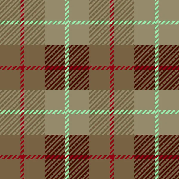 Bezproblémové Plaid textilie textura buňky s pruhy Skotsko radikál — Stockový vektor