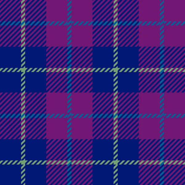 Cellules de texture de tissu à carreaux sans couture avec rayures Scotland patter — Image vectorielle