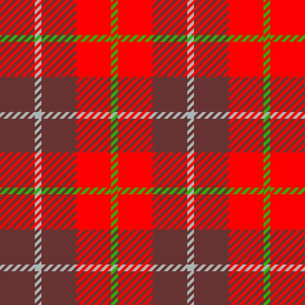 Sem costura células de textura de tecido xadrez com listras Scotland Patter — Vetor de Stock
