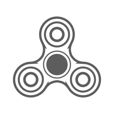 Spinner yatakları üzerinde üç yönlü gri beyaza döner