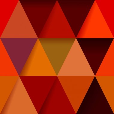 birçok küçük üçgen poligon farklı renkteki arka plan